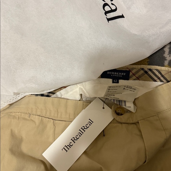 EUC BURBERRY COTTEN TROUSER SZ 4X -62 - Picture 13 of 13